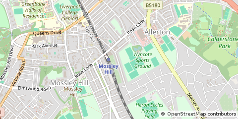 Map of Liverpool, Merseyside