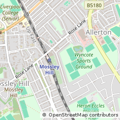 Map of Liverpool, Merseyside