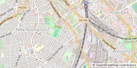 Map of Derby