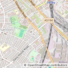 Map of Derby