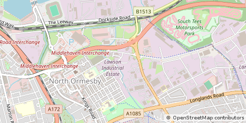 Map of Middlesbrough
