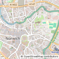 Map of Norwich, Norfolk