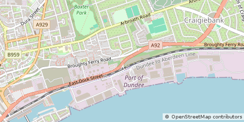 Map of Dundee