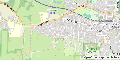 Map of Swanage