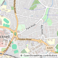 Map of Bracknell, Berkshire