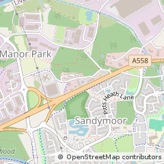 Map of Runcorn, Cheshire