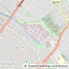 Map of Sutton, Surrey