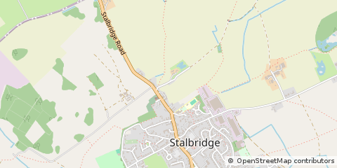 Map of Sturminster Newton, Dorset