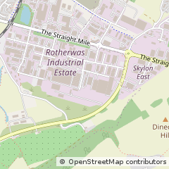 Map of Hereford, Herefordshire