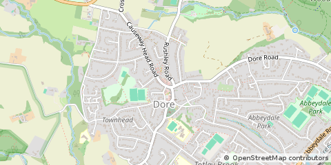 Map of Sheffield
