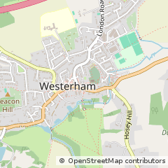 Map of Westerham, Kent