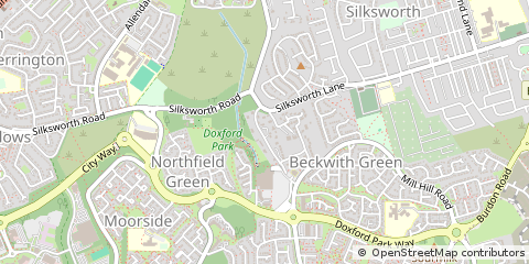Map of Sunderland