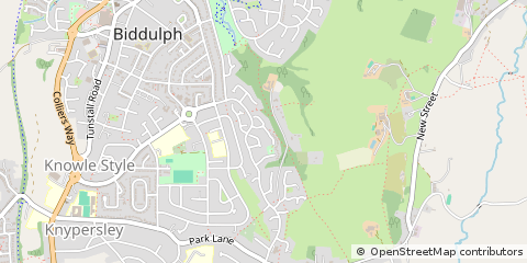 Map of Stoke-on-Trent, Staffordshire