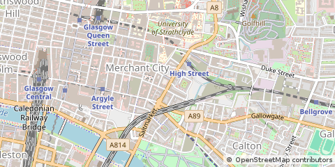 Map of Glasgow