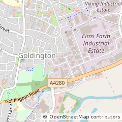 Map of Bedford