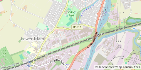 Map of Manchester