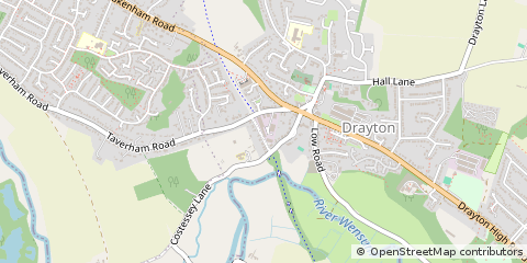 Map of Norwich, Norfolk