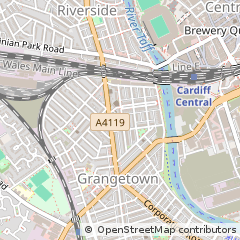 Map of Cardiff