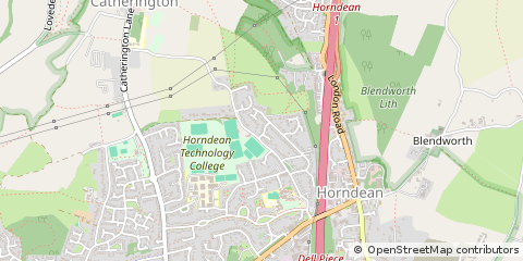 Map of Waterlooville, Hampshire