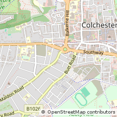 Map of Colchester