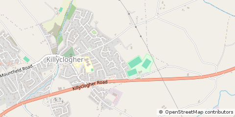 Map of Omagh, County Tyrone