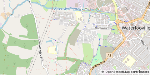 Map of Waterlooville