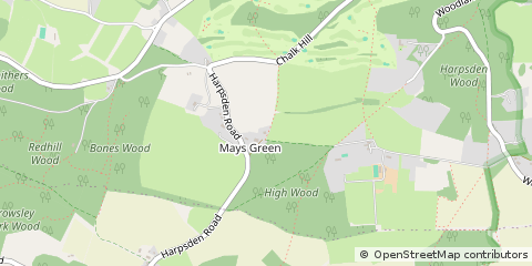 Map of Henley-on-Thames, Oxfordshire