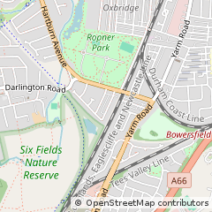 Map of Stockton-on-Tees