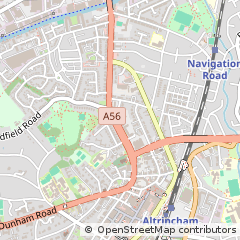 Map of Altrincham