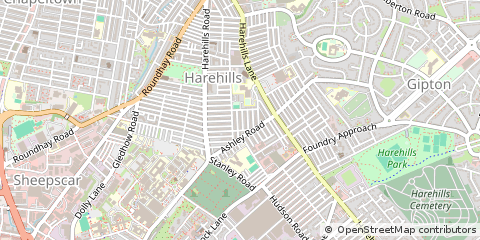 Map of Leeds