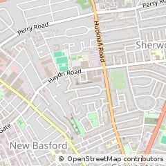 Map of Nottingham
