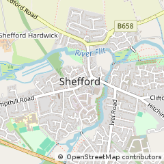 Map of Shefford, Beds