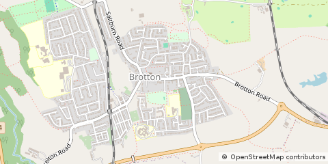 Map of Saltburn, Cleveland