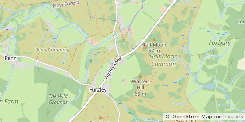 Map of Lyndhurst, Hampshire