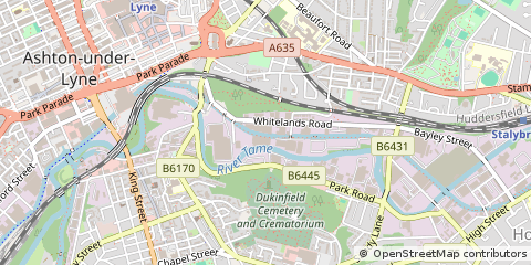 Map of Ashton-Under-Lyne