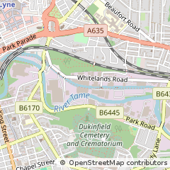 Map of Ashton-Under-Lyne