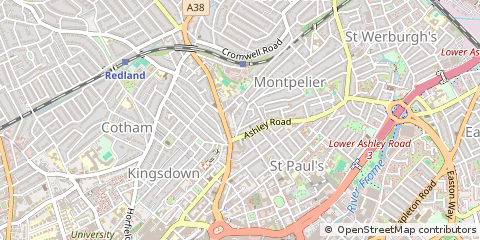 Map of Bristol