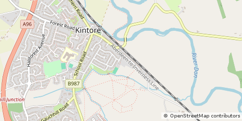 Map of Inverurie