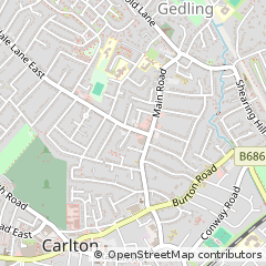 Map of Nottingham