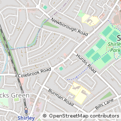 Map of Solihull, West Midlands