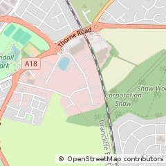 Map of Doncaster, South Yorkshire