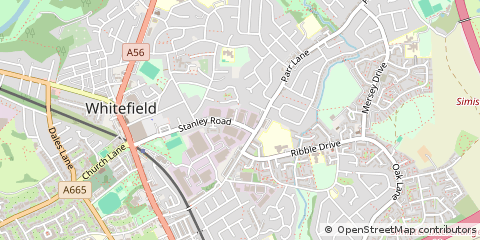 Map of Manchester, Greater Manchester
