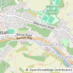 Map of Rossendale