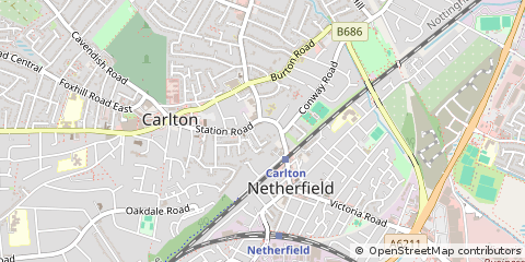 Map of Nottingham