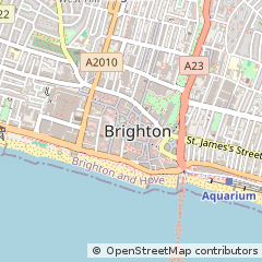 Map of Brighton, East Sussex