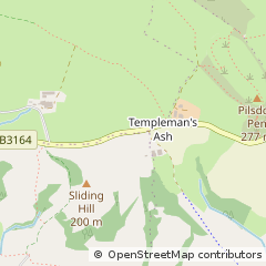 Map of Bridport, Dorset