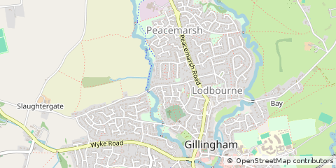 Map of Gillingham