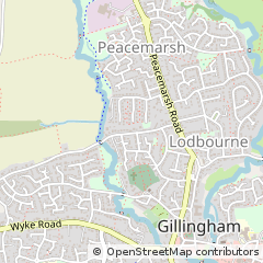 Map of Gillingham