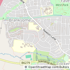 Map of Darlington, Durham