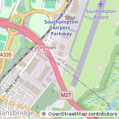 Map of Southampton, Hampshire